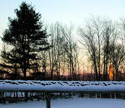 Sunset ice lace